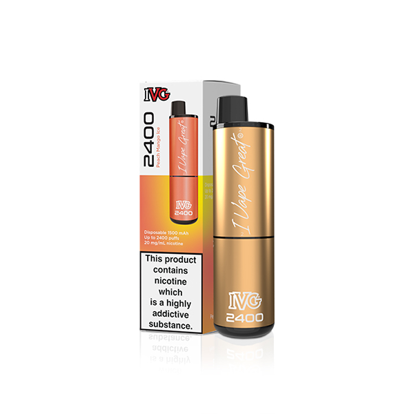 20mg IVG 2400 Disposable Vapes 2400 Puffs - Flavour: Heavenly Drops