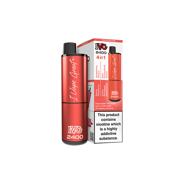 20mg I VG 2400 Disposable Vapes 2400 Puffs - 4 in 1 Multi-Edition - Flavour: Blue Edition