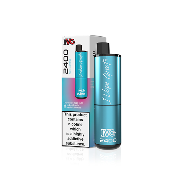 20mg IVG 2400 Disposable Vapes 2400 Puffs - Flavour: Fizzy Cherry