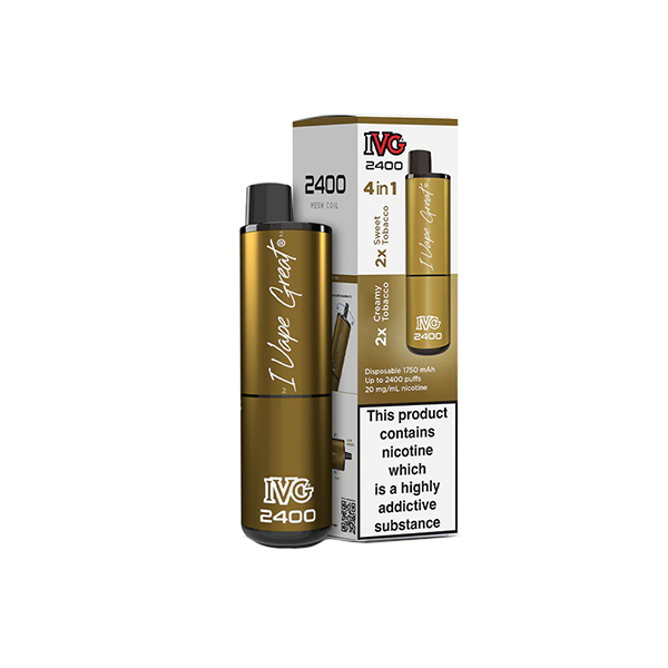 20mg I VG 2400 Disposable Vapes 2400 Puffs - 4 in 1 Multi-Edition - Flavour: Blackurrant Edition