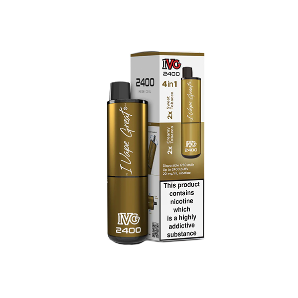 20mg I VG 2400 Disposable Vapes 2400 Puffs - 4 in 1 Multi-Edition - Flavour: Pink Edition