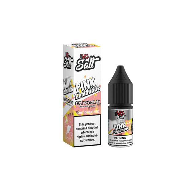 New! I VG Salt 10mg 10ml Nic Salt (50VG/50PG) - Flavour: Strawberry Watermelon