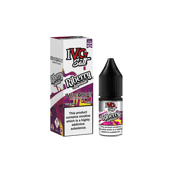 New! I VG Salt 20mg 10ml Nic Salt (50VG/50PG) - Flavour: Ice Menthol