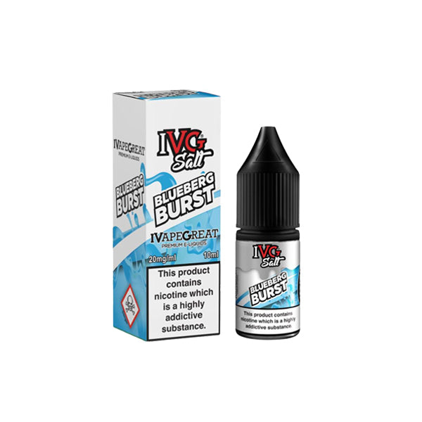 New! I VG Salt 20mg 10ml Nic Salt (50VG/50PG) - Flavour: Strawberry Raspberry Bubblegum