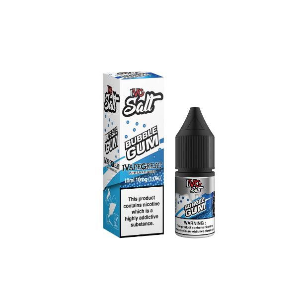 New! I VG Salt 20mg 10ml Nic Salt (50VG/50PG) - Flavour: Strawberry Raspberry Bubblegum