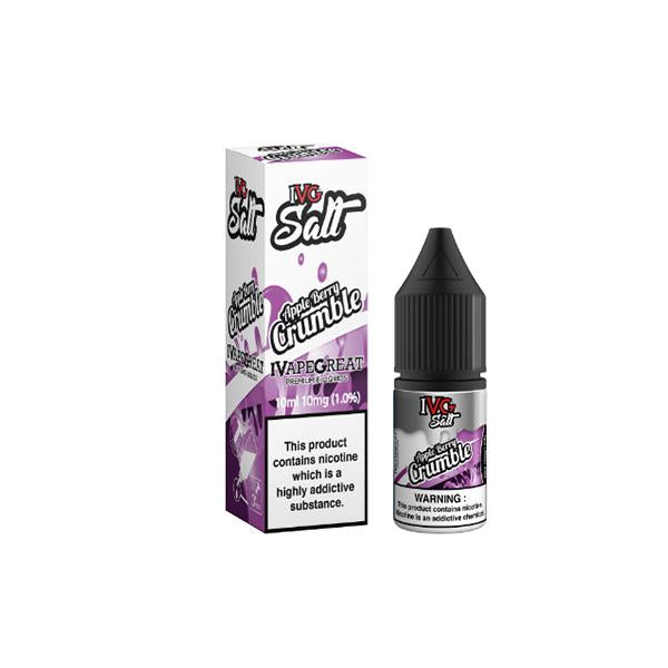 New! I VG Salt 20mg 10ml Nic Salt (50VG/50PG) - Flavour: Strawberry Raspberry Bubblegum