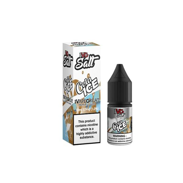 New! I VG Salt 20mg 10ml Nic Salt (50VG/50PG) - Flavour: Ice Menthol