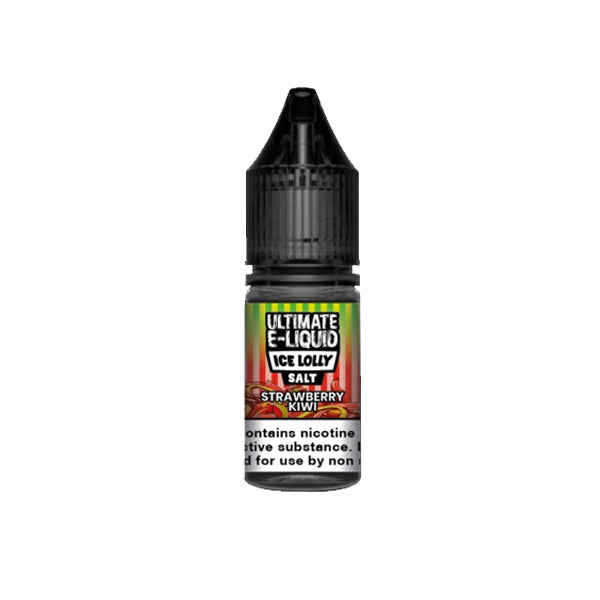 10mg Ultimate E-liquid Ice Lolly Nic Salts 10ml (50VG/50PG) - Flavour: Watermelon Lime