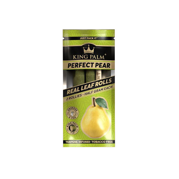 2 King Palm 0.5g Flavoured Wrap Rollies - Flavour: Cherry Charm