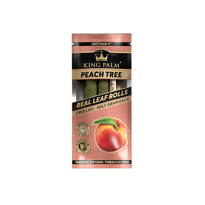2 King Palm 0.5g Flavoured Wrap Rollies - Flavour: Cherry Charm