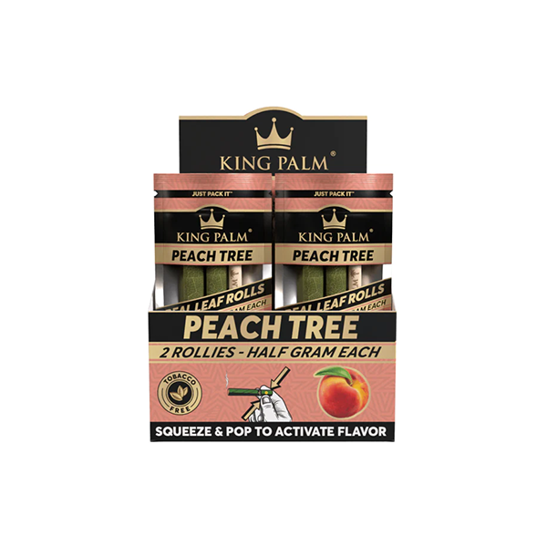 20 King Palm 0.5g Flavoured Wrap Rollies - Display Pack - Flavour: Gelato Cream