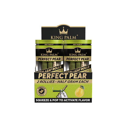 20 King Palm 0.5g Flavoured Wrap Rollies - Display Pack - Flavour: Cherry Charm