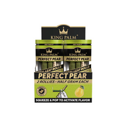 20 King Palm 0.5g Flavoured Wrap Rollies - Display Pack - Flavour: Perfect Pear