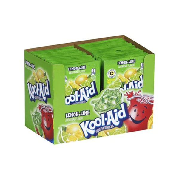 USA Kool-Aid Unsweetened Drink Mix - 48 Packets - Flavour: Lemonade