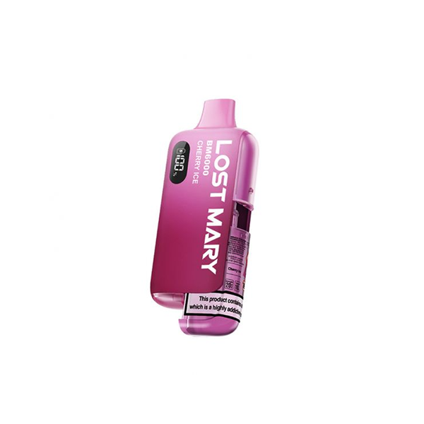 20mg Lost Mary BM6000 Disposable Rechargeable Vape Kit 6000 Puffs - Flavour: Strawberry Watermelon