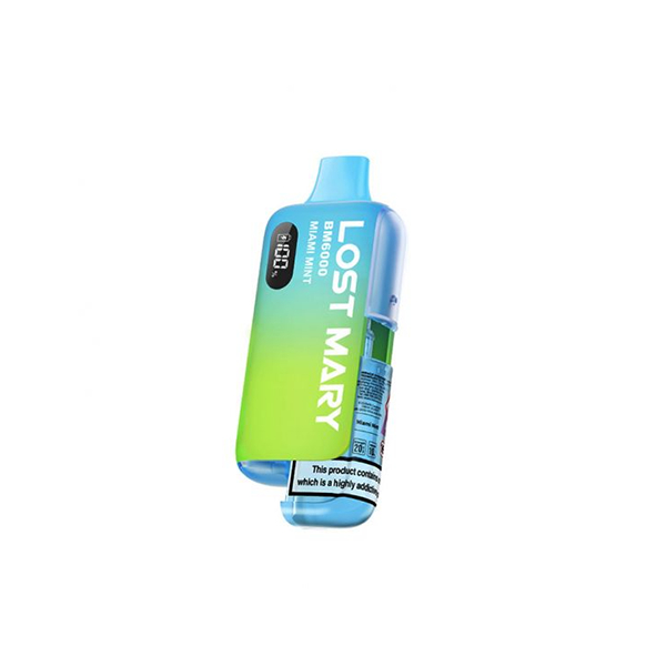 20mg Lost Mary BM6000 Disposable Rechargeable Vape Kit 6000 Puffs - Flavour: Strawberry Watermelon