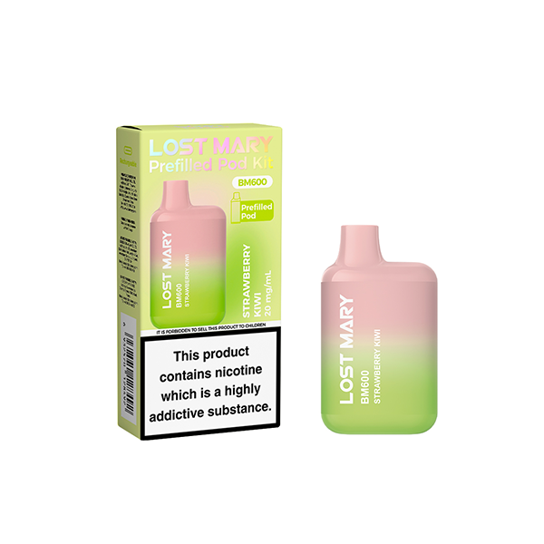 20mg Lost Mary BM600 Prefilled Pod Vape Kit 600 Puffs - Stoptober Special Offer! - Flavour: Triple Mango