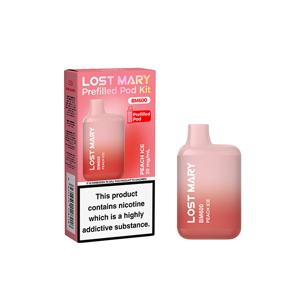 20mg Lost Mary BM600 Prefilled Pod Vape Kit 600 Puffs - Stoptober Special Offer! - Flavour: Triple Melon