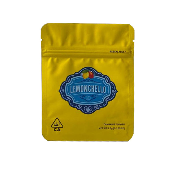 Printed Mylar Zip Bag 3.5g Standard - Amount: x50 & Design: Lemon Pepper