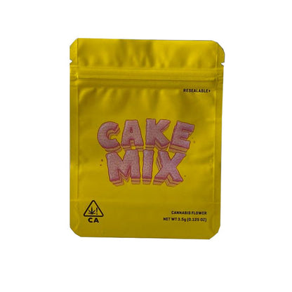 Printed Mylar Zip Bag 3.5g Standard - Amount: x50 & Design: Pan Cake