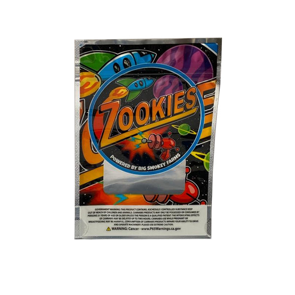 Printed Mylar Zip Bag 3.5g Large - Amount: x50 & Design: Jokes up White Runtz