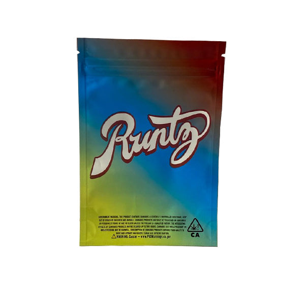 Printed Mylar Zip Bag 3.5g Large - Amount: x1 & Design: White Runtz