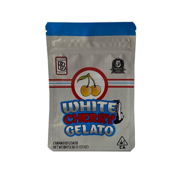 Printed Mylar Zip Bag 3.5g Large - Amount: x50 & Design: Jokes up White Runtz