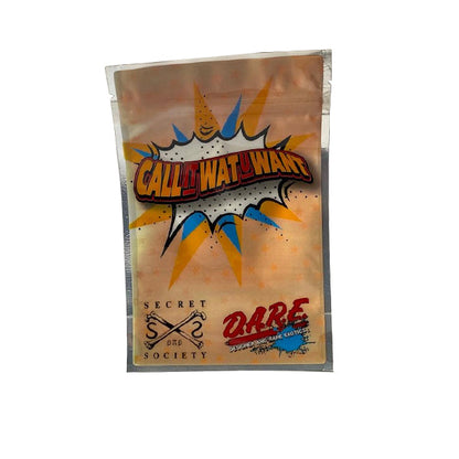 Printed Mylar Zip Bag 3.5g Large - Amount: x50 & Design: Peanut Butter Breath