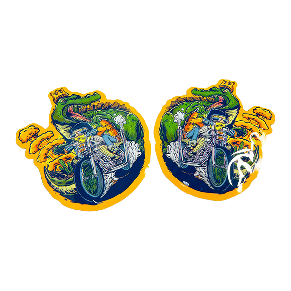 Mylar Printed Zip Bag 3.5g Large - Amount: x1 & Design: Nuclear Dino Ride