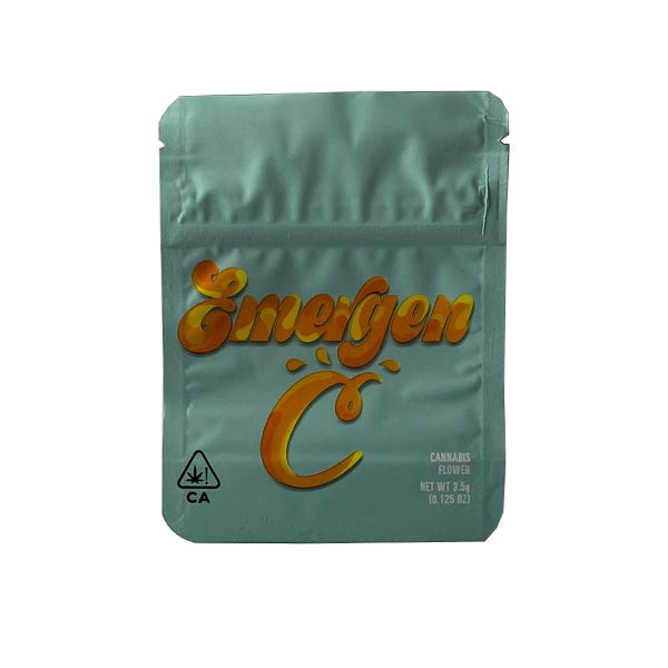 Printed Mylar Zip Bag 3.5g Standard - Amount: x50 & Design: Cookie Silver