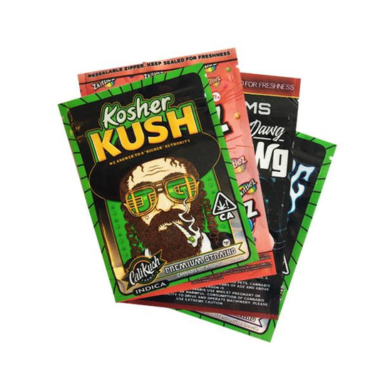Printed Mylar Zip Bag 3.5g Standard - Amount: x50 & Design: Pink Runtz