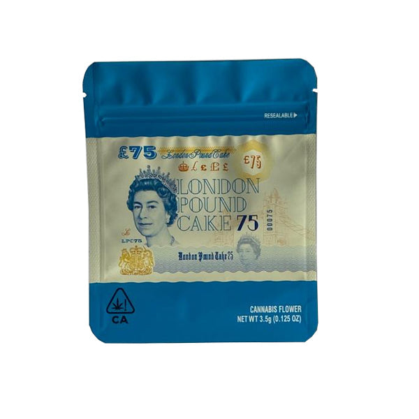 Printed Mylar Zip Bag 3.5g Standard - Amount: x1 & Design: Sweet Tea