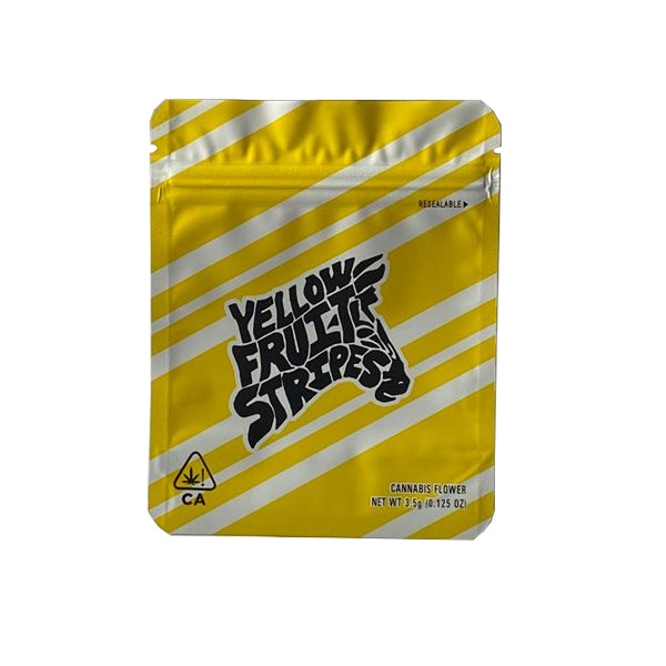 Printed Mylar Zip Bag 3.5g Standard - Amount: x50 & Design: Pan Cake