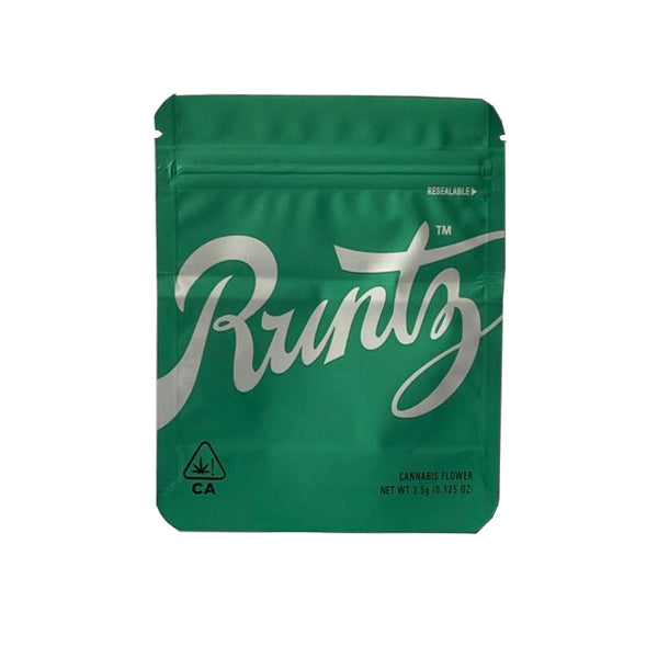 Printed Mylar Zip Bag 3.5g Standard - Amount: x50 & Design: Blanco