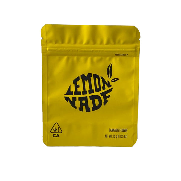 Printed Mylar Zip Bag 3.5g Standard - Amount: x50 & Design: Lemon Pepper