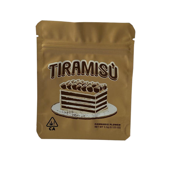 Printed Mylar Zip Bag 3.5g Standard - Amount: x50 & Design: Cake Mix