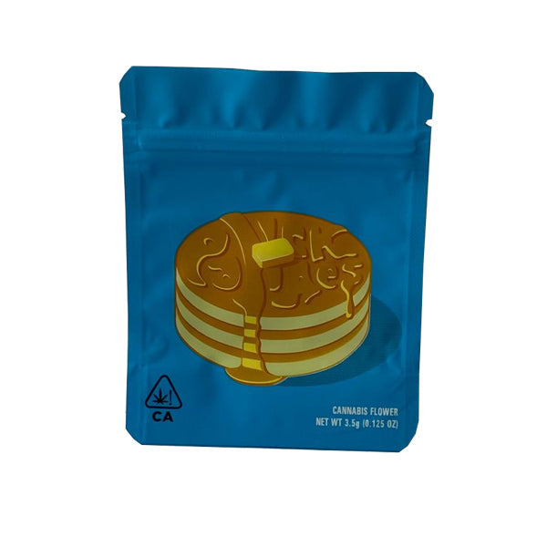 Printed Mylar Zip Bag 3.5g Standard - Amount: x50 & Design: Cake Mix