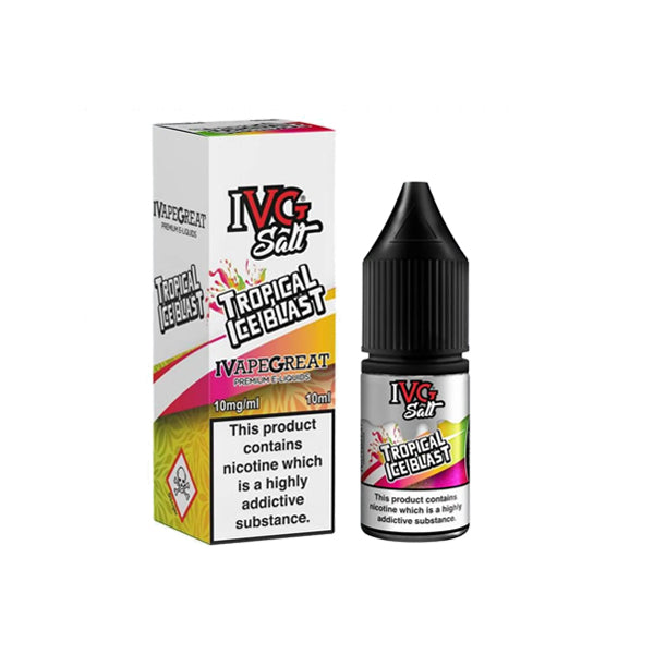 New! I VG Salt 10mg 10ml Nic Salt (50VG/50PG) - Flavour: Strawberry Watermelon