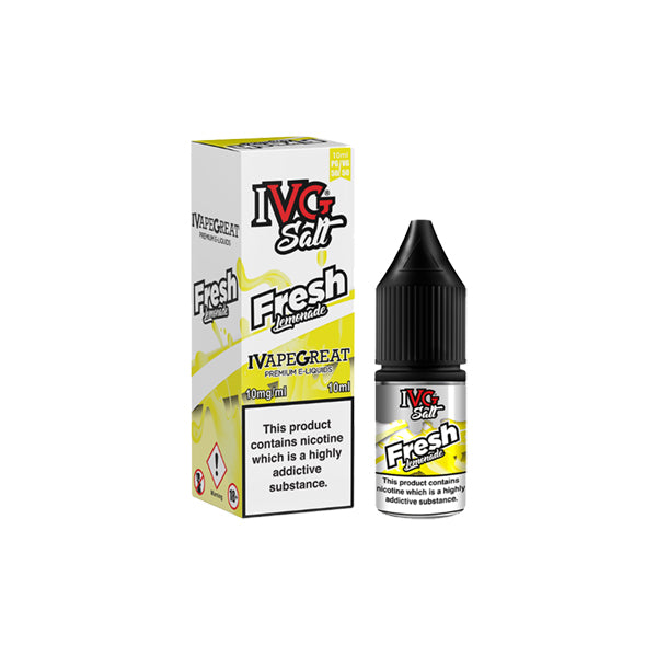 New! I VG Salt 10mg 10ml Nic Salt (50VG/50PG) - Flavour: Bubblegum