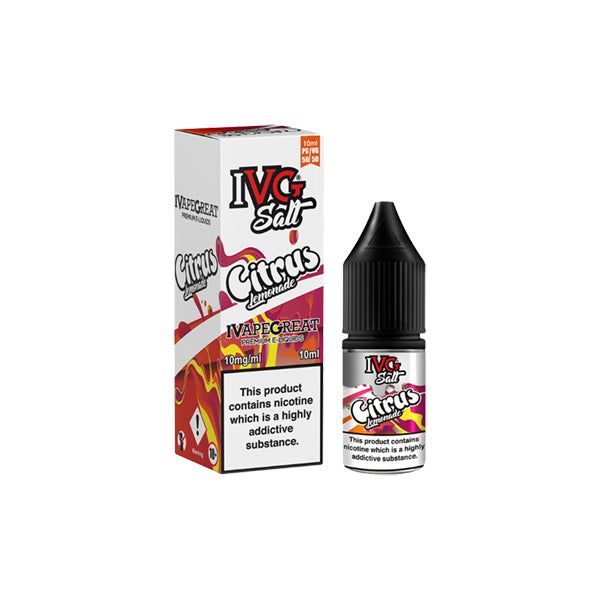 New! I VG Salt 20mg 10ml Nic Salt (50VG/50PG) - Flavour: Ice Menthol
