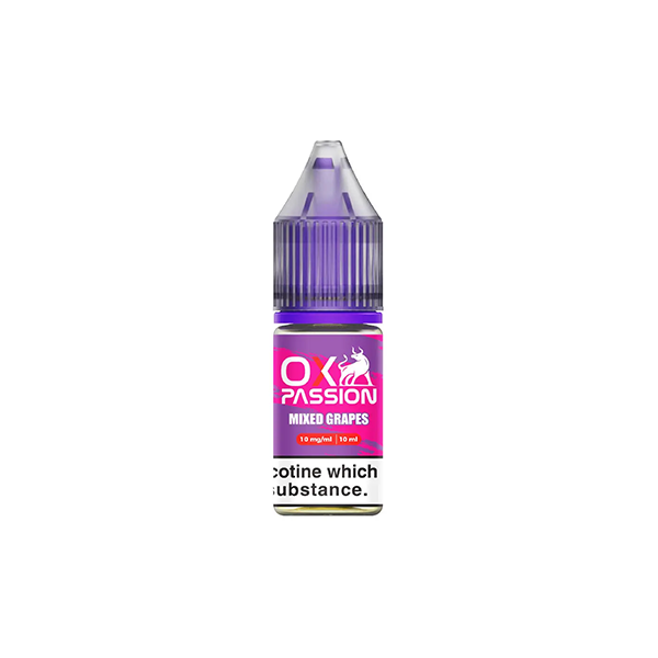 10mg OX Passion By OXVA 10ml Nic Salts (50VG/50PG) - Flavour: Mint Mix