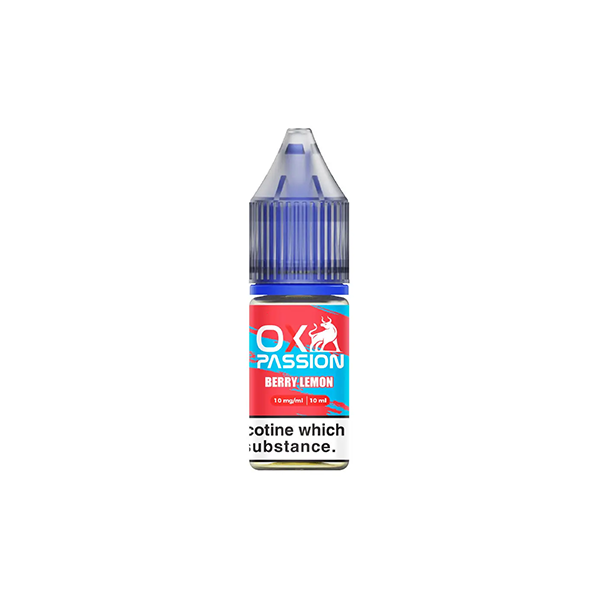 10mg OX Passion By OXVA 10ml Nic Salts (50VG/50PG) - Flavour: Blue Sour Razz