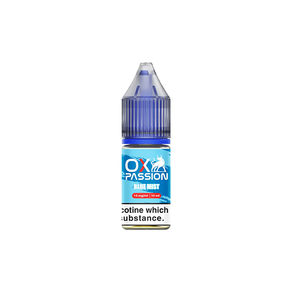 10mg OX Passion By OXVA 10ml Nic Salts (50VG/50PG) - Flavour: Blue Razz Gummy