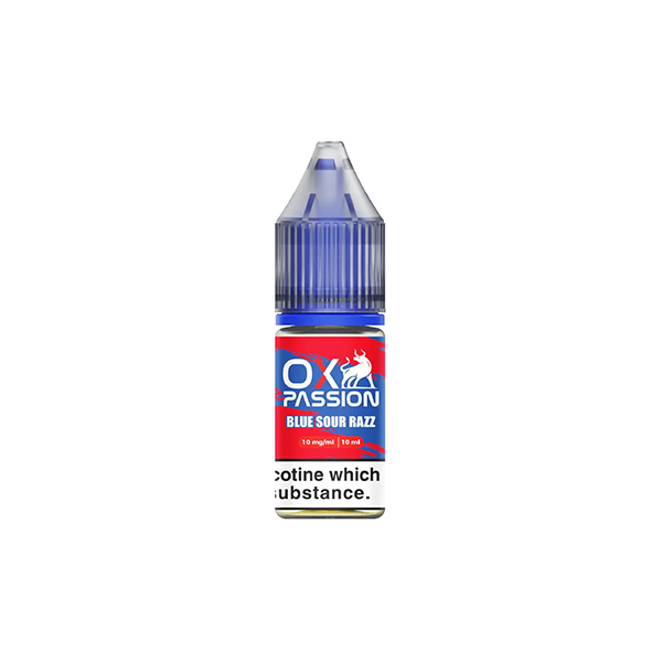 10mg OX Passion By OXVA 10ml Nic Salts (50VG/50PG) - Flavour: Strawberry Raspberry Cherry