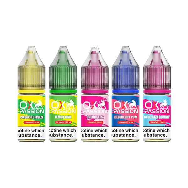 10mg OX Passion By OXVA 10ml Nic Salts (50VG/50PG) - Flavour: Pineapple Freeze