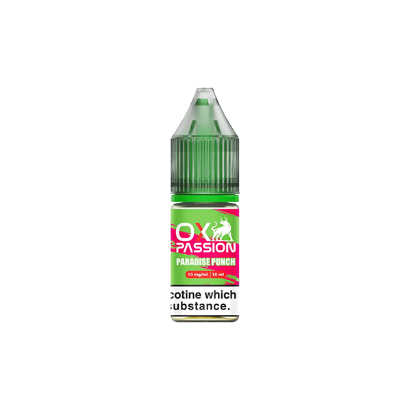 10mg OX Passion By OXVA 10ml Nic Salts (50VG/50PG) - Flavour: Mixed Grapes