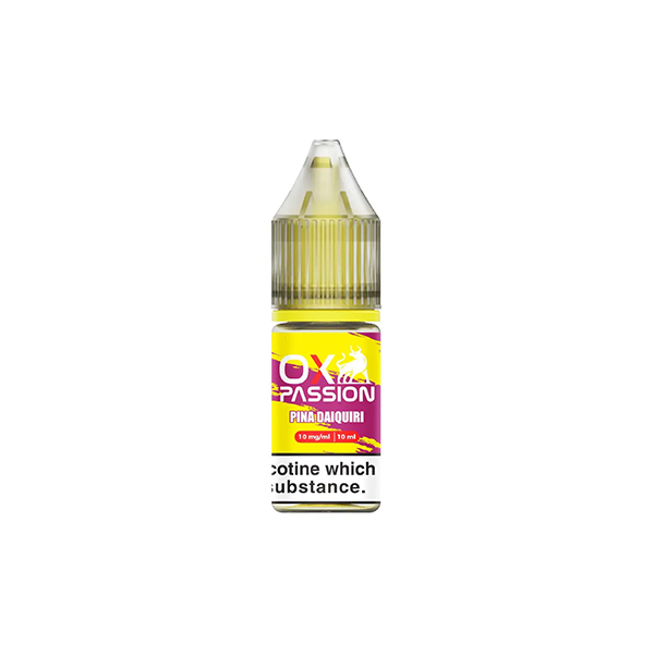 10mg OX Passion By OXVA 10ml Nic Salts (50VG/50PG) - Flavour: Bru Pop