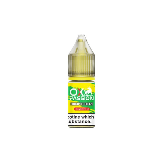 10mg OX Passion By OXVA 10ml Nic Salts (50VG/50PG) - Flavour: Berry Lemon