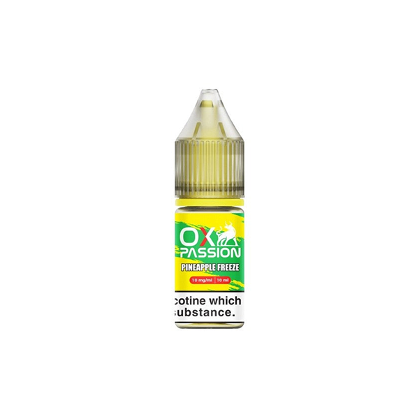 10mg OX Passion By OXVA 10ml Nic Salts (50VG/50PG) - Flavour: Mint Mix