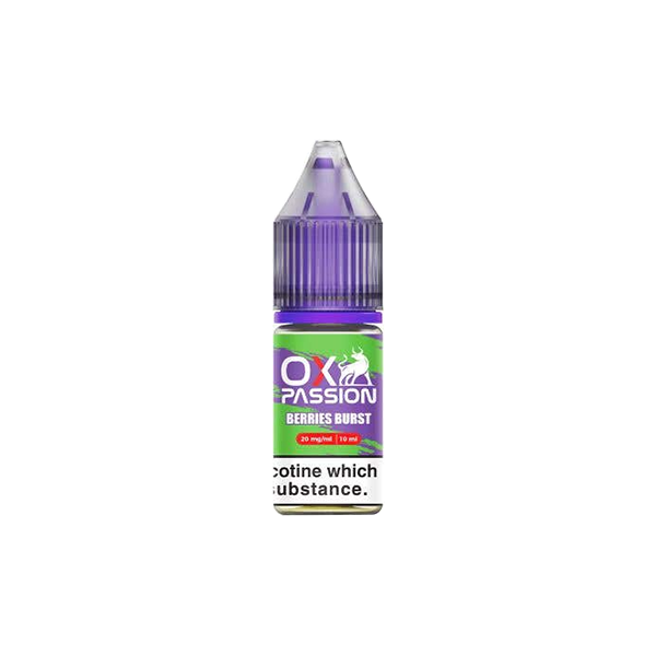 20mg OX Passion By OXVA 10ml Nic Salts (50VG/50PG) - Flavour: Berry Lemon